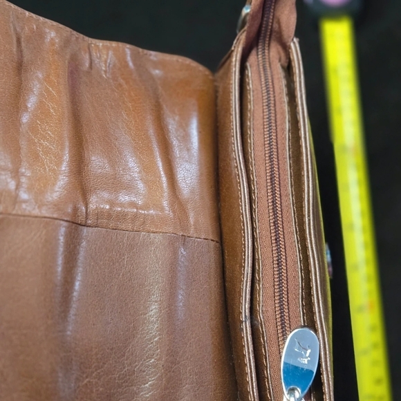 Brown Leather Crossbody Bag - Picture 6 of 15